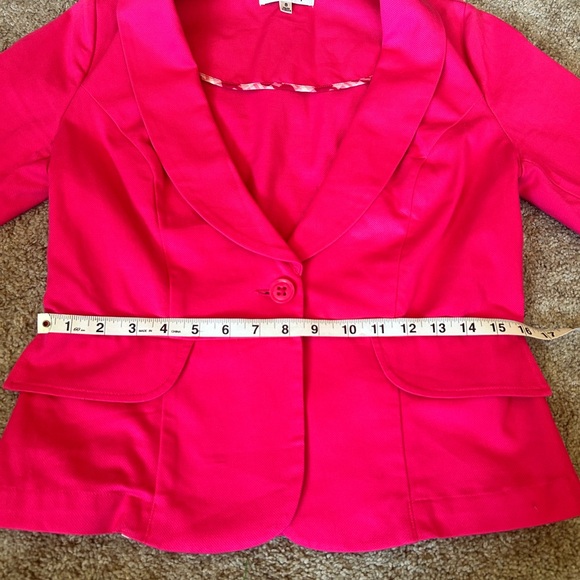 CAbi Bright Pink Cotton Blazer - Picture 11 of 12